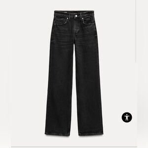 Mid-Rise Wide Leg Jean